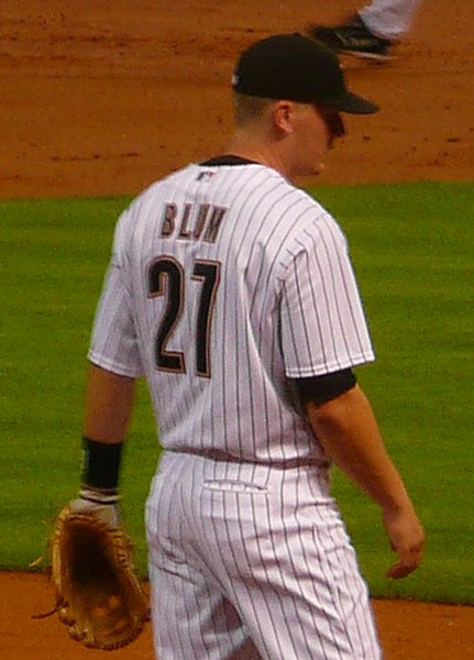 Blum with the Houston Astros