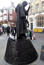 Thumbnail for File:Geoffrey Chaucer in Canterbury - geograph.org.uk - 5189866.jpg