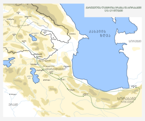 Georgian invasion of northern Iran-ka.png