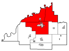 Gibson County Indiana School Areas-North Gibson School District.PNG