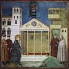 Giotto di Bondone - Legend of St Francis - 1. Homage of a Simple Man - WGA09118.jpg
