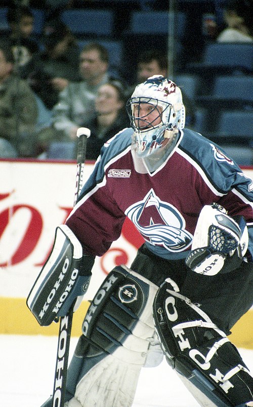 Patrick Roy played for the Avalanche from 1995 to 2003.