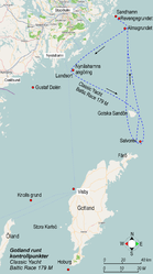 Gotland Runt, Kurs „Classic Yacht Baltic Race“, 179 Seemeilen (331 km)