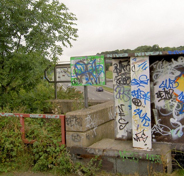 File:Graffiti covered Samaritans sign - geograph.org.uk - 543491.jpg