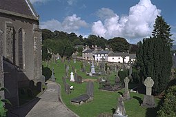 Graiguenamanach Church, Cemetery, and High Crosses 1997 08 27.jpg