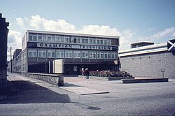 Grampian's former headquarters at Queen's Cross, Aberdeen in August 1982. Grampian Aberdeen1.jpg