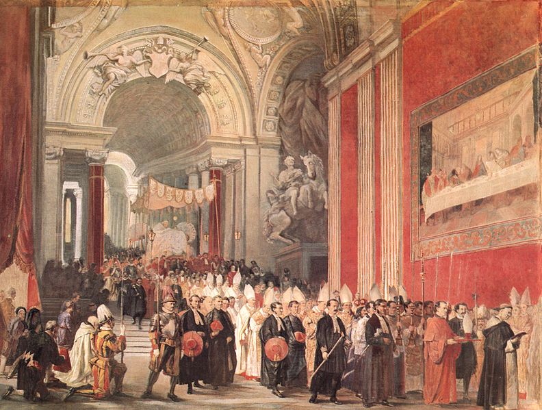 File:Gregorio XVI che reca il Santissimo Sacramento nella processione del Corpus Domini.jpg