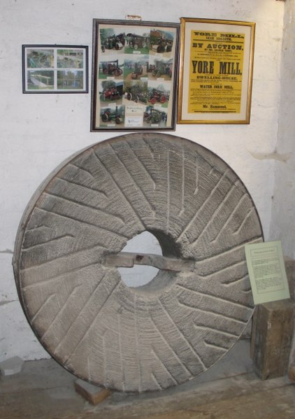 File:Grinding Stone, Redbournbury Mill - geograph.org.uk - 1561126.jpg