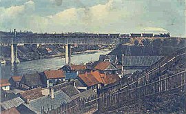 Залізничний міст через річку Німан, (1915)