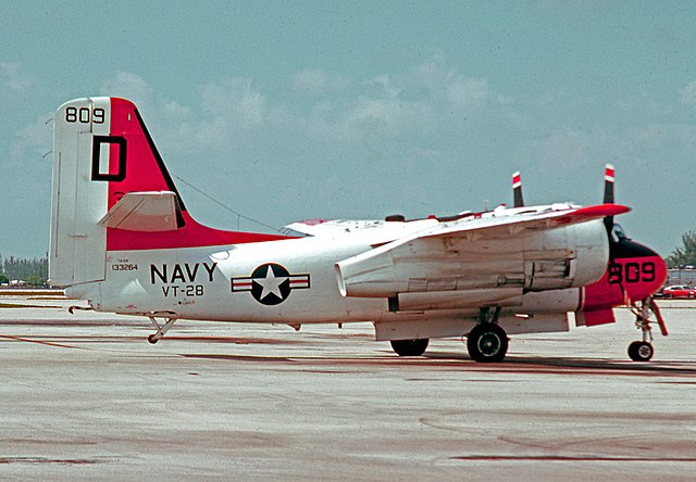 A TS-2A aircrew training version of the Tracker in 1976