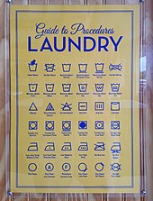 Laundry Icon Chart