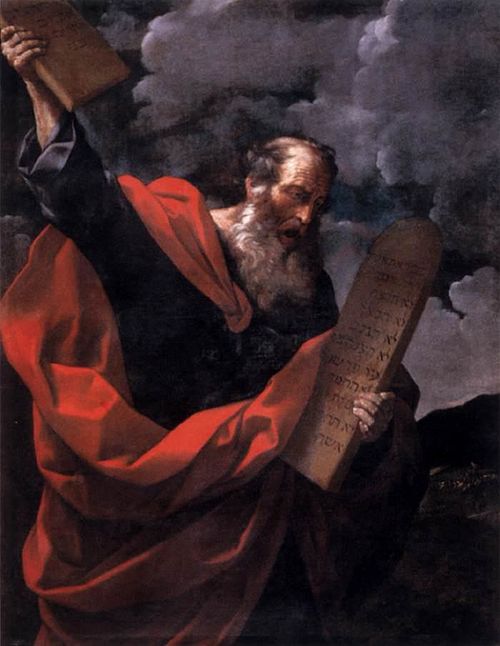 Moses with the Tablets of the Law (1624), by Guido Reni