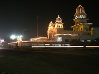 Night view of the Gurudwara situated near MIG, Indore