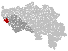 Héron Liège Belgio Map.png