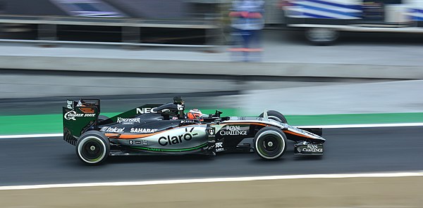 Stopping just twice, Nico Hülkenberg finished in sixth place.