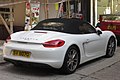 HK 上環 Sheung Wan sidewalk carpark 差館上街 Upper Station Street white Porsche October 2017 IX1.jpg