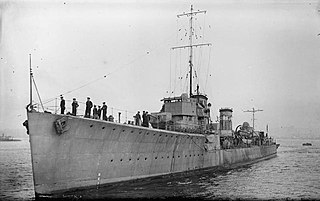 HMS <i>Serapis</i> (1918) Royal Navy S class destroyer