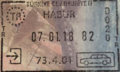 Entry stamp from Habur (border with Iraq)