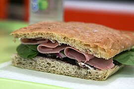 A ham sandwich
