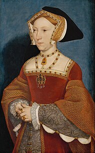 Portrait of Jane Seymour by Holbein, 1536-37 Hans Holbein the Younger - Jane Seymour, Queen of England - Google Art Project.jpg