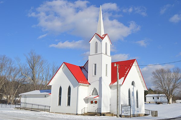 Harrisonville Presbyterian Church on State Route 143