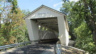 <span class="mw-page-title-main">Harshaville Covered Bridge</span> United States historic place