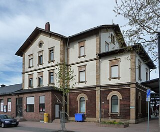 Grünstadt station railway station in Grünstadt, Germany