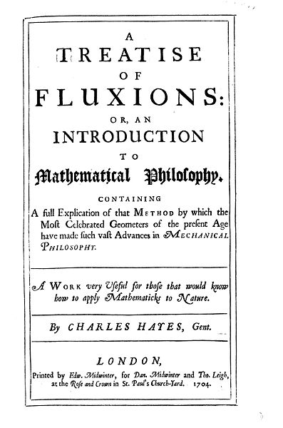 File:Hayes - Treatise of fluxions or, an Introduction to mathematical philosophy, 1704 - 1465473.jpg