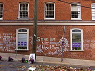 Heather Heyer memorial, Charlottesville, 2017.