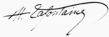 firma de Henri Lafontaine