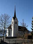 Catholic parish church hl.  Johannes d.  T. and cemetery