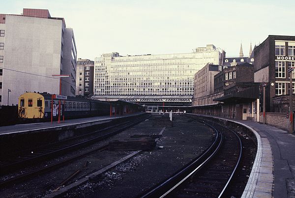 Holborn Viaduct platforms in 1985