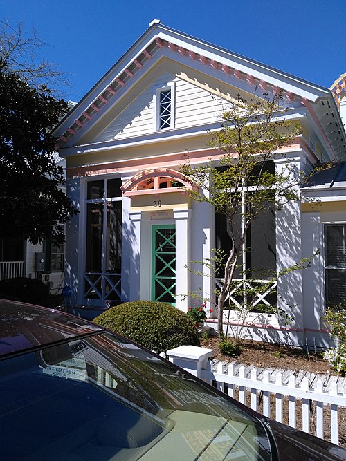 This house in Seaside, Florida, served as Truman's home. The house is owned by the Gaetz family, which include U.S. politicians Don and Matt Gaetz.