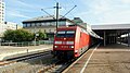 InterCity mit Baureihe 101 in Mannheim Hbf