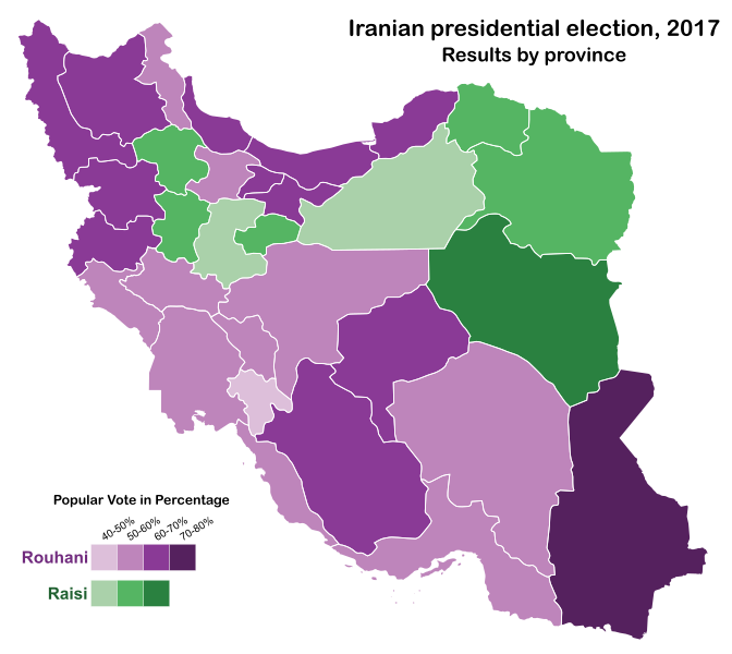 File:Iranian presidential election, 2017 by province (shaded).svg