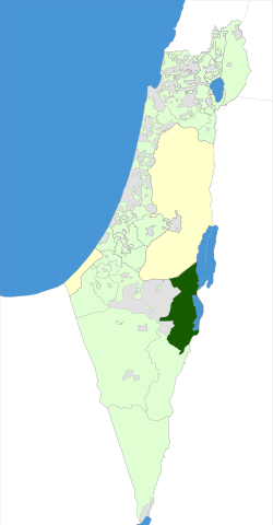 Israel Map - Tamar Regional Council.svg