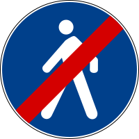 File:Italian traffic signs - fine percorso pedonale.svg