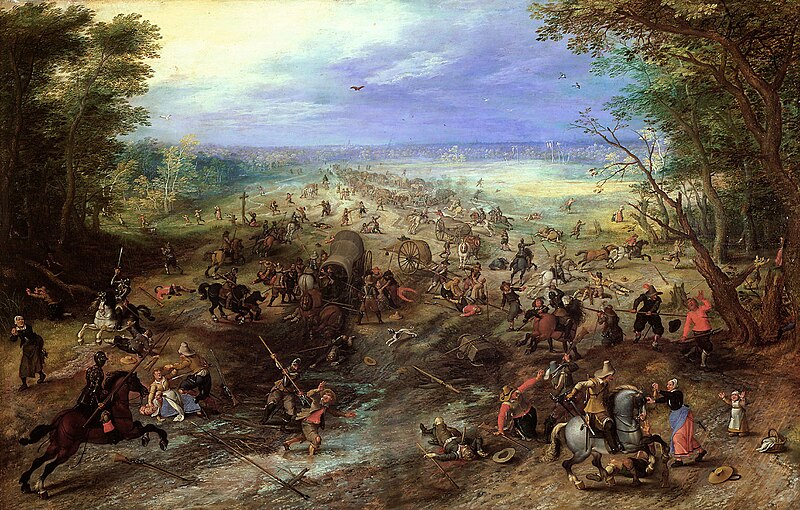 File:Jan Brueghel (I) and Sebastian Vrancx - Assault on a Convoy.jpg