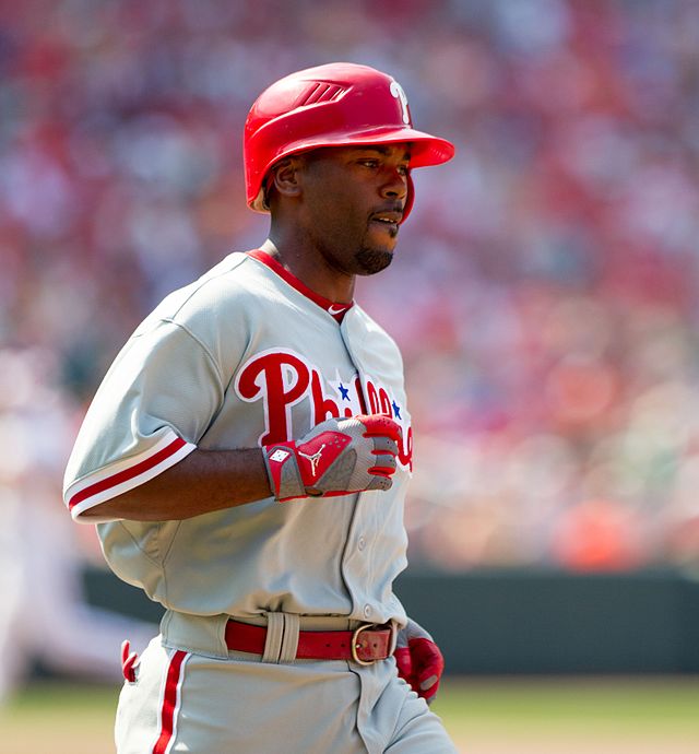 Jimmy Rollins 2008 Philadelphia Phillies World Series Home/Road