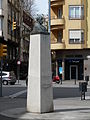 Català: Joan Maragall. Pl. Molina (Barcelona) This is a photo of public art indexed in the cataloge Art Públic of Barcelona (Spain) under the code number 5039-1 (prefixed with territorial id: 08019/5039-1) Object location 41° 24′ 03.24″ N, 2° 08′ 49.06″ E  View all coordinates using: OpenStreetMap