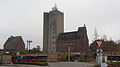 Deutsch: Das Johannes Ströh Silo (Gloria Mehl) hinter dem Bad Oldesloer Bahnhof