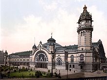 Вокзал в 1900 году