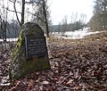 Čeština: Pomník obětem násilí u zaniklé šumavské vesnice Kamenná Hlava severozápadně od obce Stožec v okrese Prachatice. English: Memorial to the victims of violence near the abandoned village of Kamenná Hlava in the Bohemian Forest, north-east of the municipality of Stožec, Prachatice District, Czech Republic. This file was created as a part of the photographic program of Wikimedia Czech Republic. Project: Fotíme Česko The program supports Wikimedia Commons photographers in the Czech Republic.