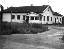 Kotirannan työväentalo / kansantalo vuonna 1960.