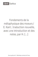 Kant-Fondements de la métaphysique des moeurs, trad. Lachelier, 1904.djvu