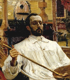 Porträtt av I. E. Repin (1896-1897)