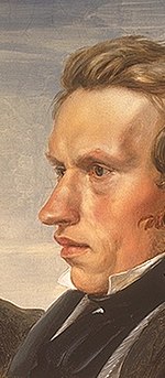 Karl Ferdinand Sohn, aus einem Gruppenbild von Julius Hübner, 1839 (Quelle: Wikimedia)