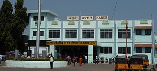 Karur Junction railway station Railway station in Tamil Nadu, India