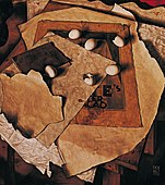 (画)ディック・ケット 「卵のある静物画」(1935)