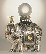 Koro, silver decorated with precious metals and rock crystal, 1890 Khalili Collection Japanese Meijji incense burner.jpg